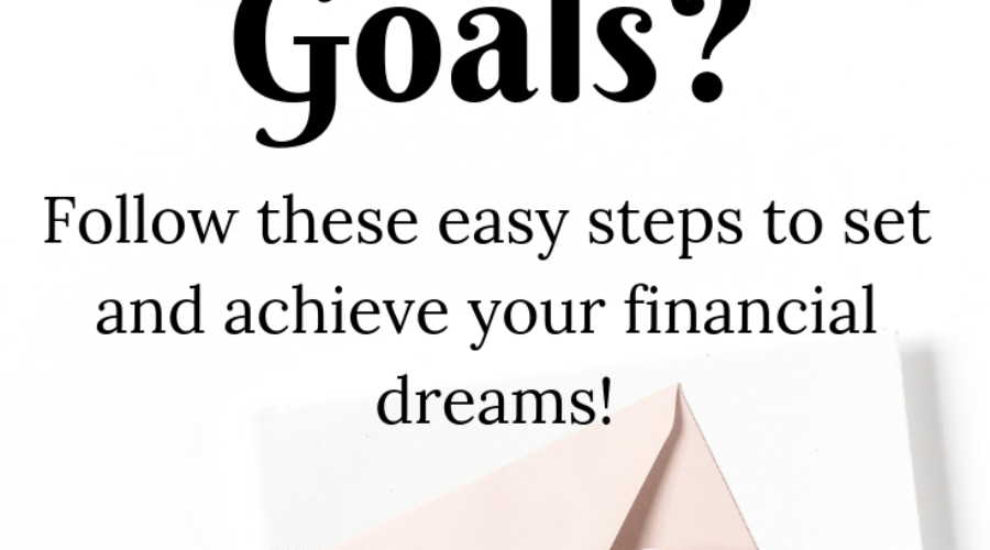 set financial goals